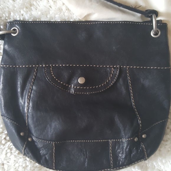 Fossil Black Leather handbag - Picture 3 of 8